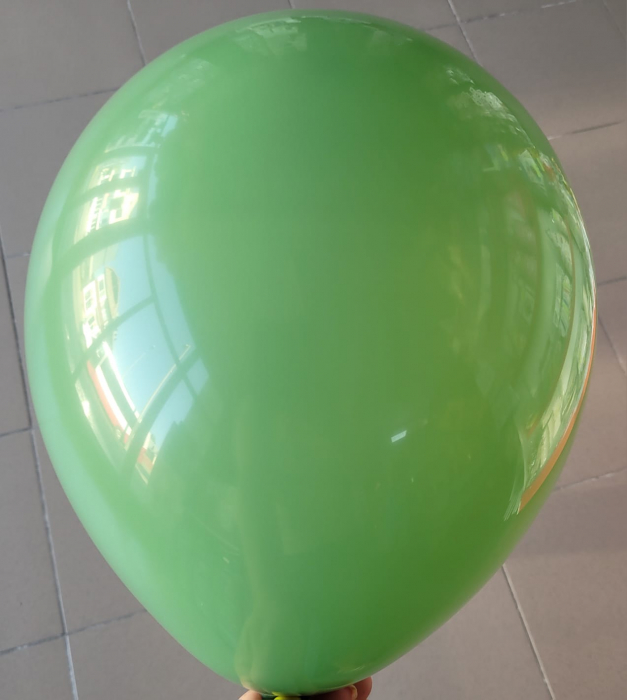 Set 25 baloane latex retro verde avocado 30 cm [2]
