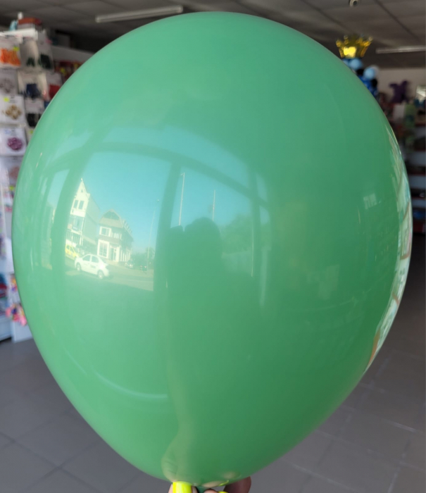 Set 25 baloane latex retro verde avocado 30 cm [3]