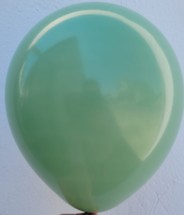 Set 25 baloane latex retro verde inchis 25 cm [4]