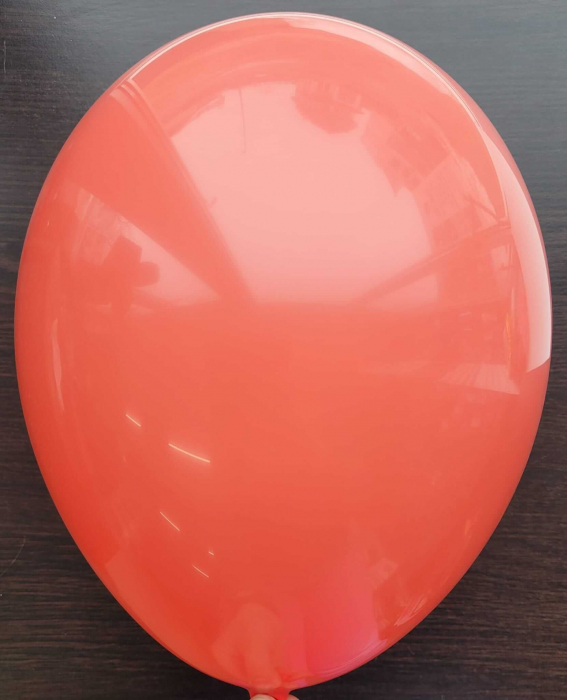 Set 25 baloane latex rosu coral / corai 30 cm [2]