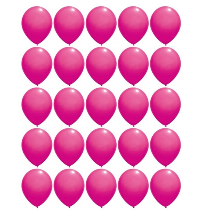 Set 25 Baloane latex roz 30cm [6]