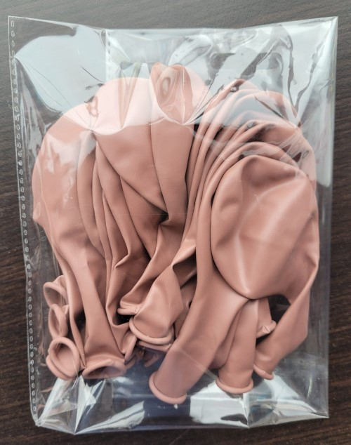 Set 25 baloane latex roz antic 30 cm [6]