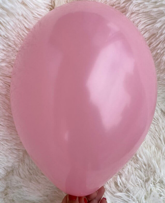 Set 25 Baloane latex roz baby 27cm [3]