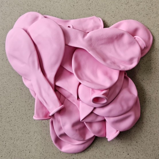 Set 25 baloane latex roz deschis cald 30 cm [3]