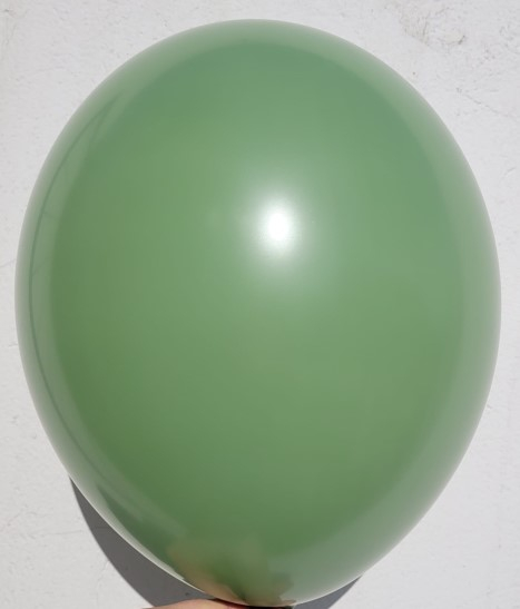 Set 25 baloane latex verde rozmarin 30 cm [3]