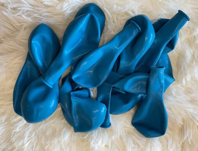 Set 25 Balone latex turcoaz 30cm [4]