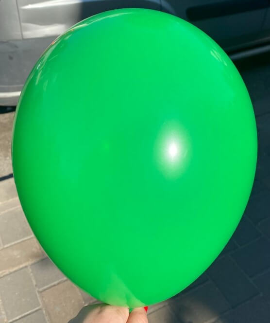 Set 25 Baloane latex verde 30cm [2]