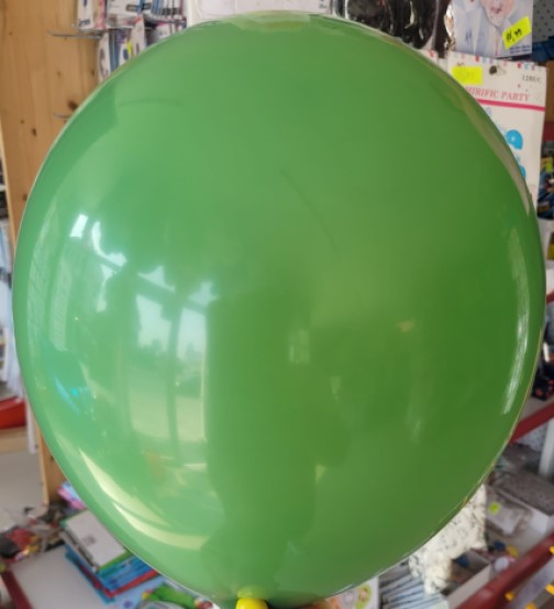 Set 25 baloane latex verde eucalipt 30 cm [2]