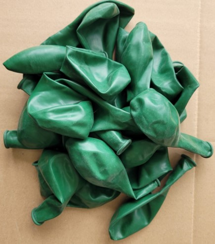 Set 25 baloane latex verde frunza 30 cm [4]