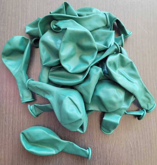 Set 25 baloane latex verde inchis 30 cm [5]