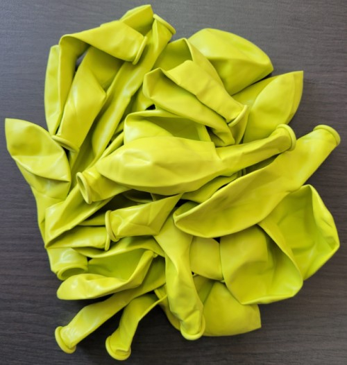 Set 25 baloane latex verde lime 30 cm [4]