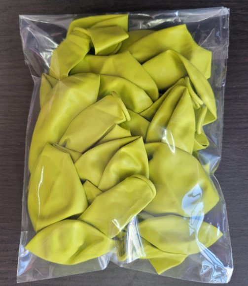 Set 25 baloane latex verde lime 30 cm [5]