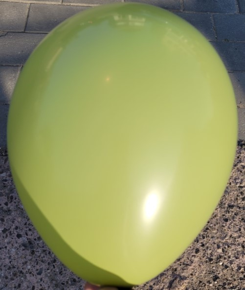 Set 25 baloane latex verde maslin / green olive 30 cm [3]