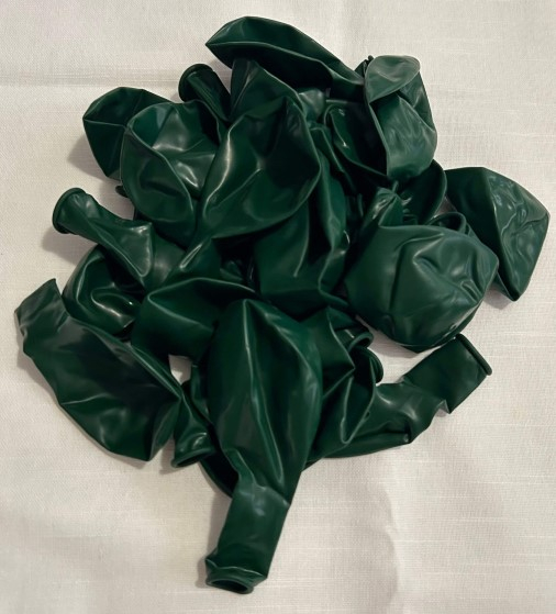 Set 25 baloane latex verde padure clear 30 cm [6]