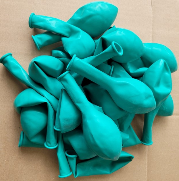 Set 25 baloane latex verde padure / forest green 30 cm [4]