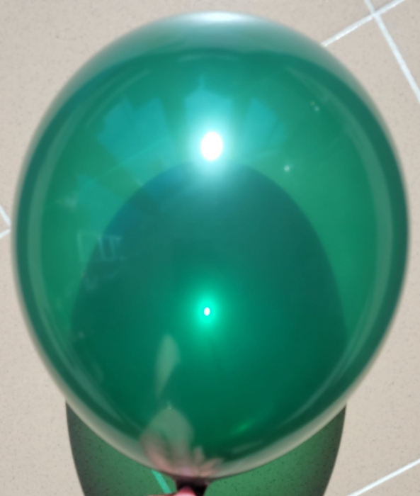 Set 25 baloane latex verde transparent premium 30 cm [2]