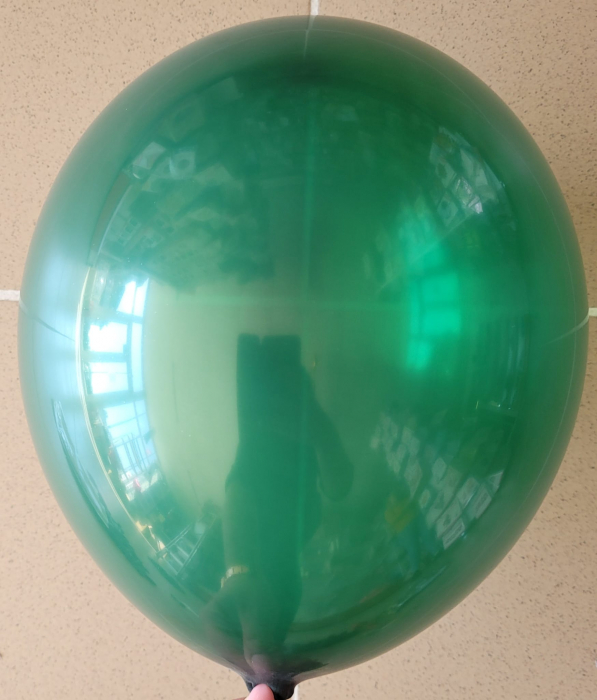 Set 25 baloane latex verde transparent premium 30 cm [3]