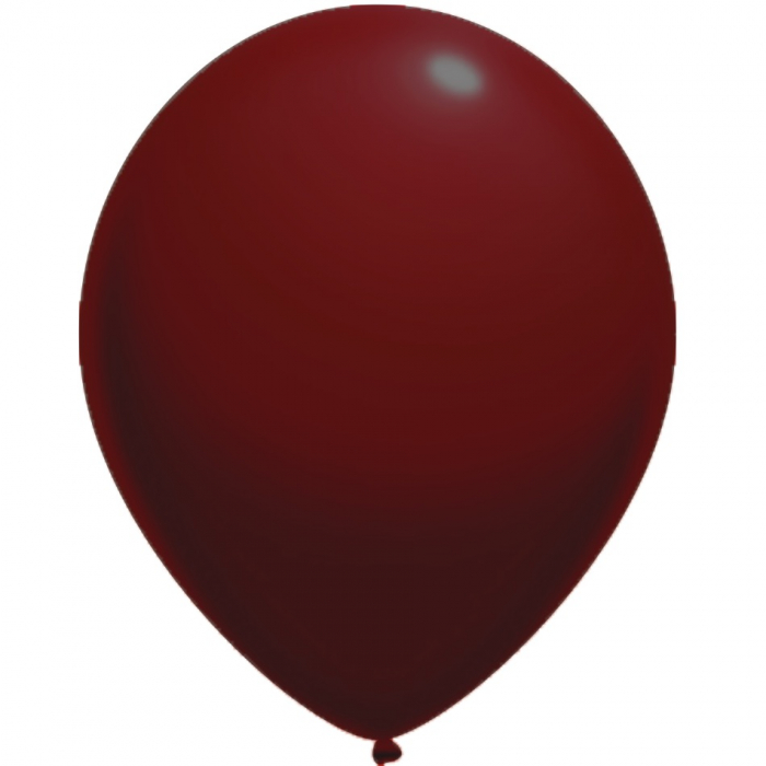 Set 25 baloane latex visiniu burgundy 30 cm