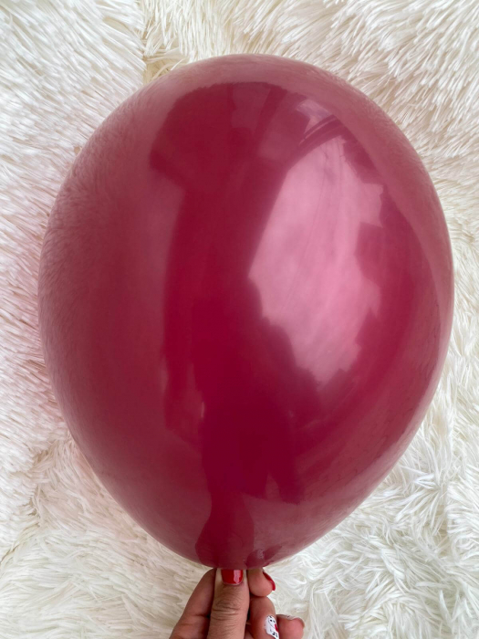 Set 25 baloane latex visiniu / burgundy 30cm [2]