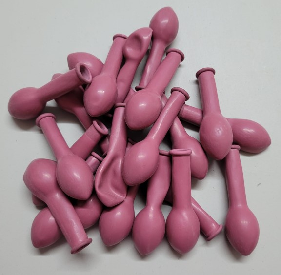 Set 25 baloane latex wild rose / roz salbatic 13 cm [4]