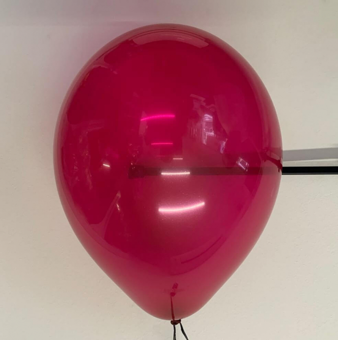 Set 25 baloane roz transparent / clear 30 cm [3]