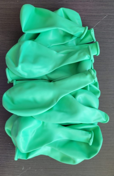 Set 25 baloane verde menta 30 cm [4]