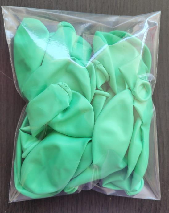 Set 25 baloane verde menta 30 cm [3]