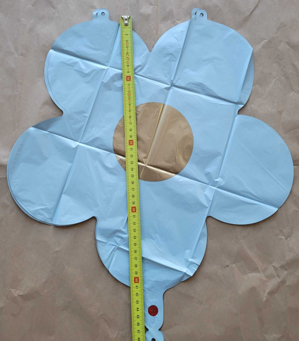 Set 3 baloane folie margareta albastru 45 cm [5]