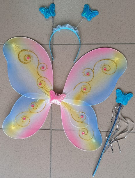 Set 3 piese Fluture multicolor [2]