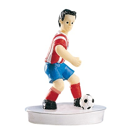 Set 6 jucatori fotbal cu mascota si stema din rasina 5 cm [6]