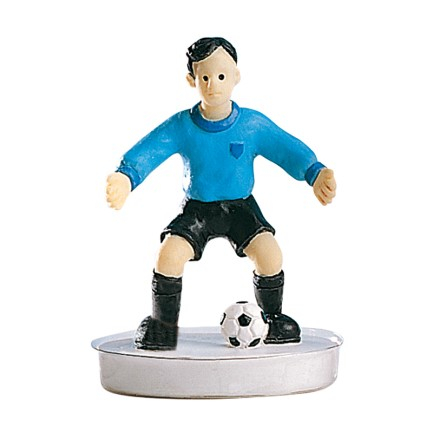 Set 6 jucatori fotbal cu mascota si stema din rasina 5 cm [3]