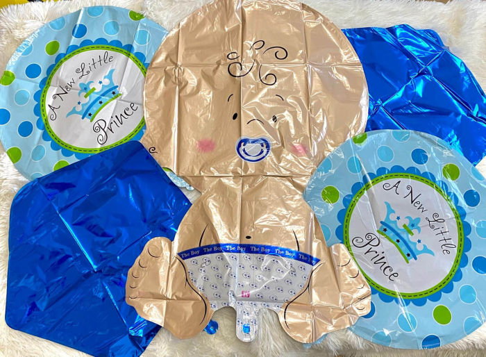 Set 5 baloane bebelus baiat new little prince [7]