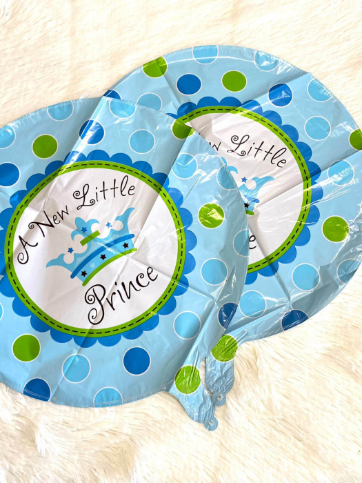 Set 5 baloane bebelus baiat new little prince [5]
