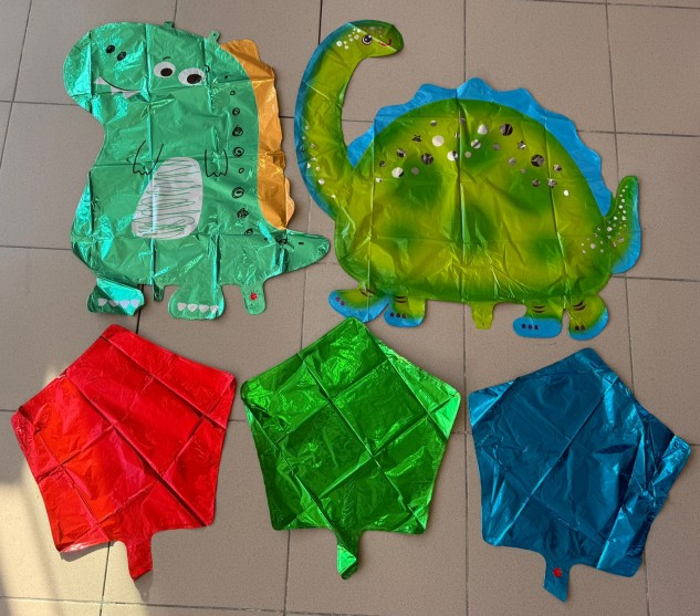 Set 5 baloane folie dinozaur [4]