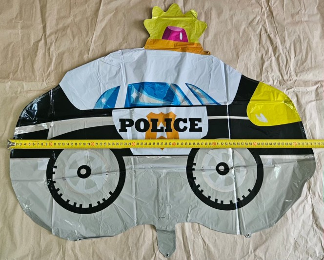 Set 5 baloane folie Masina Politie [5]