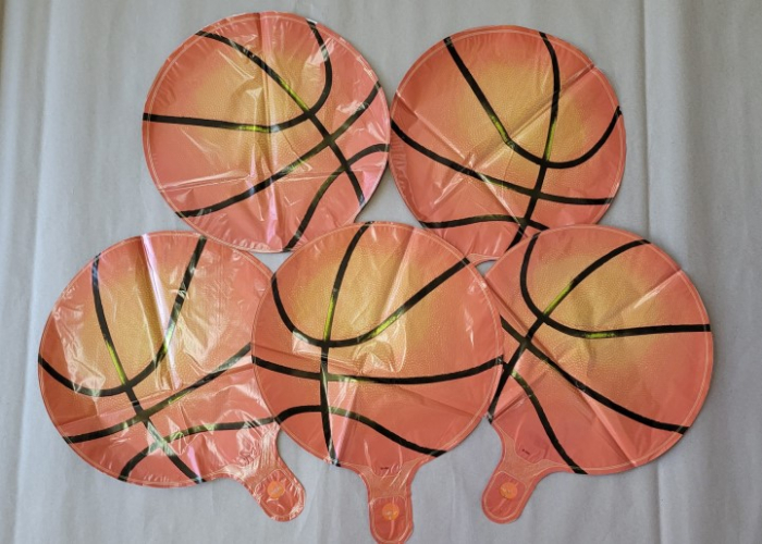 Set 5 baloane folie minge baschet 25 cm [4]