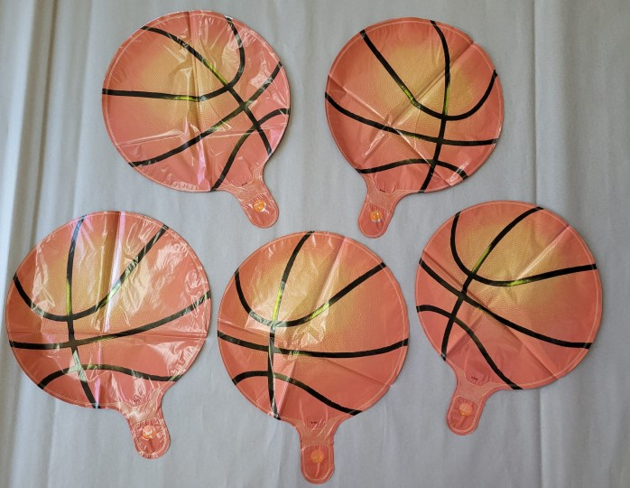 Set 5 baloane folie minge baschet 25 cm [2]