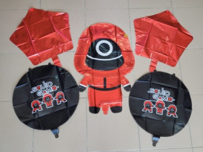 Set 5 baloane folie Squid Game [2]