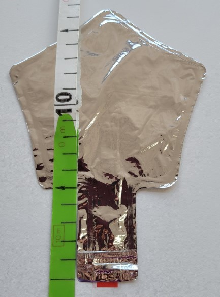 Set 5 baloane folie stea argintie 25 cm [3]