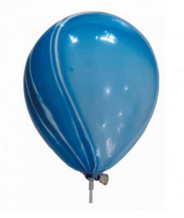 Set 5 baloane latex albastru degrade 35 cm
