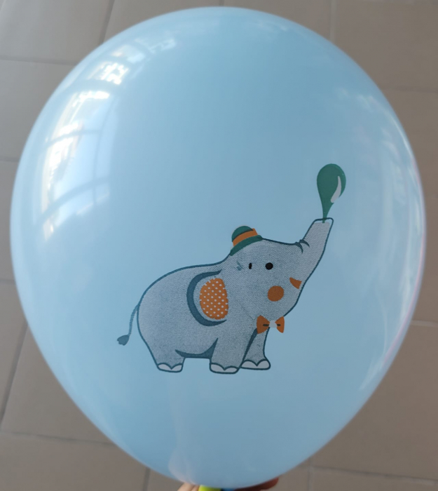 Set 5 baloane latex animalute zoo 30 cm [3]