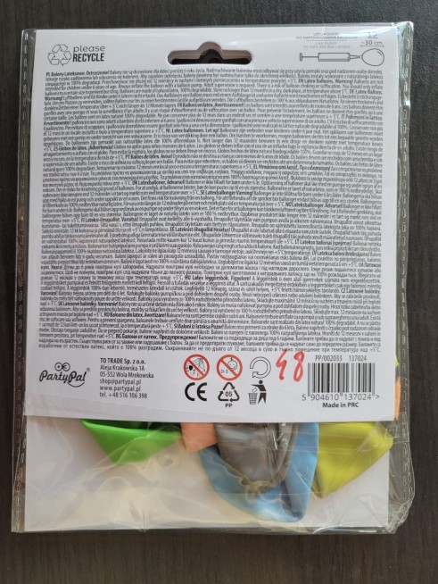 Set 5 baloane latex animalute zoo 30 cm [9]