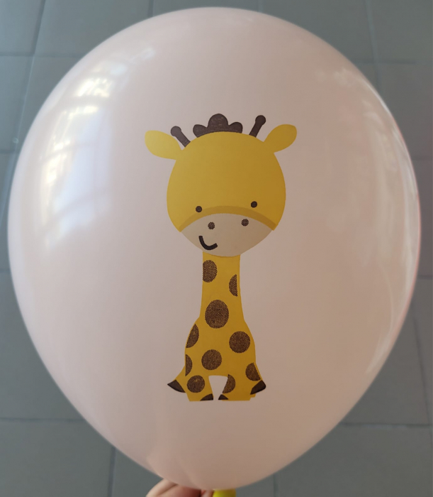 Set 5 baloane latex animalute zoo 30 cm [5]