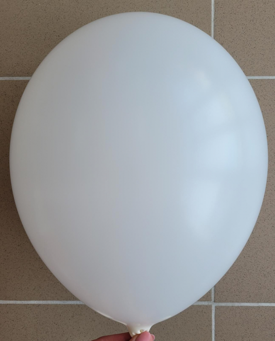 Set 5 baloane latex jumbo alb 35 cm [3]