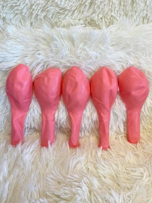 Set 5 baloane latex jumbo roz deschis 35 cm [4]