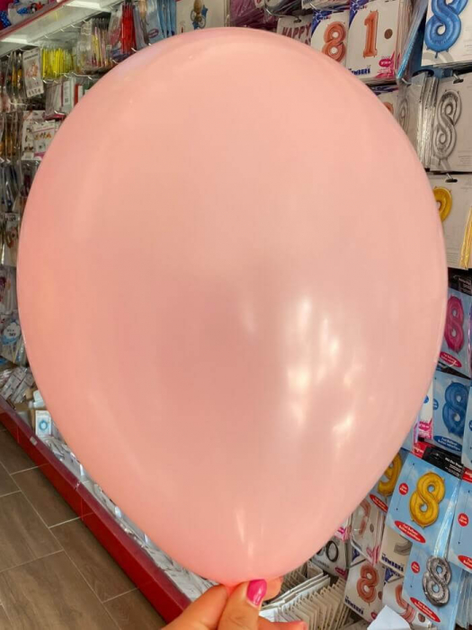 Set 5 baloane latex jumbo roz deschis 35 cm [2]