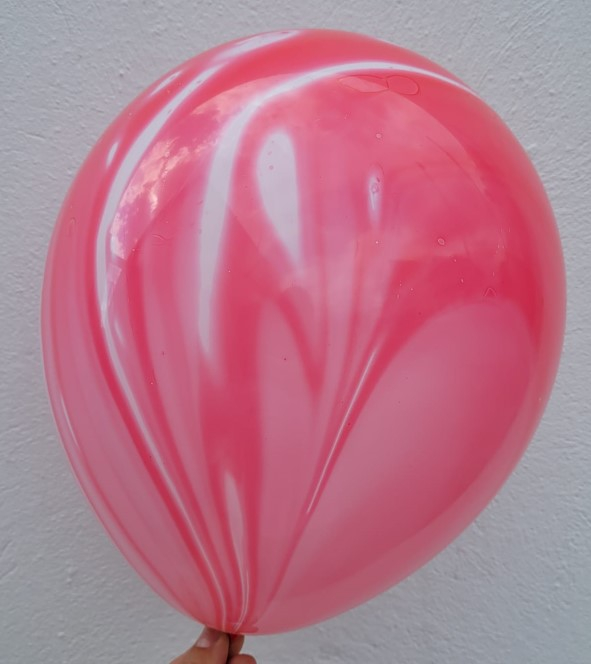 Set 5 baloane latex rosu degrade 35 cm [7]