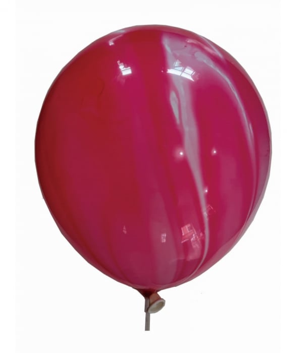 Set 5 baloane latex rosu degrade 35 cm