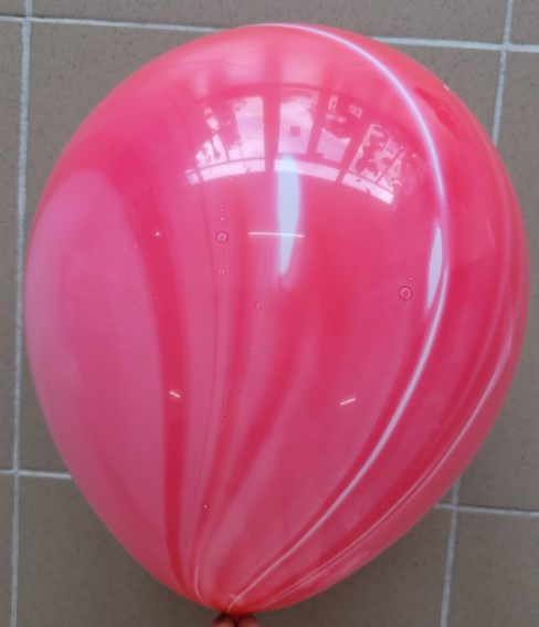 Set 5 baloane latex rosu degrade 35 cm [5]