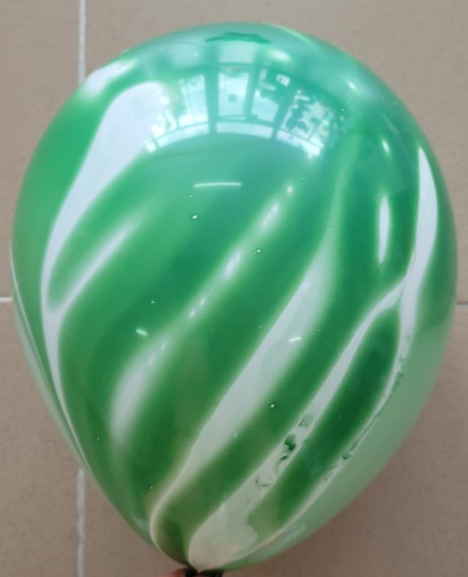Set 5 baloane latex verde degrade 35 cm [5]
